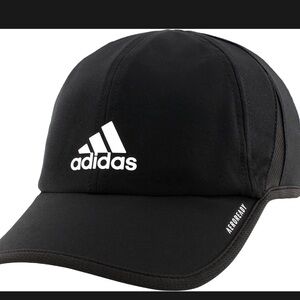 Adidas Men’s Superlite 2 Cap, One Size, Black, Velcro adjustable back strap, GUC
